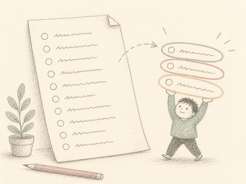 Illustration for Find your one task