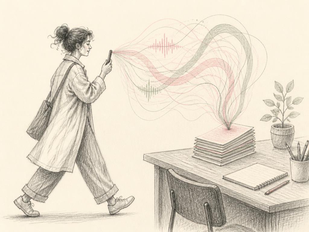 Illustration for Capture ideas by voice